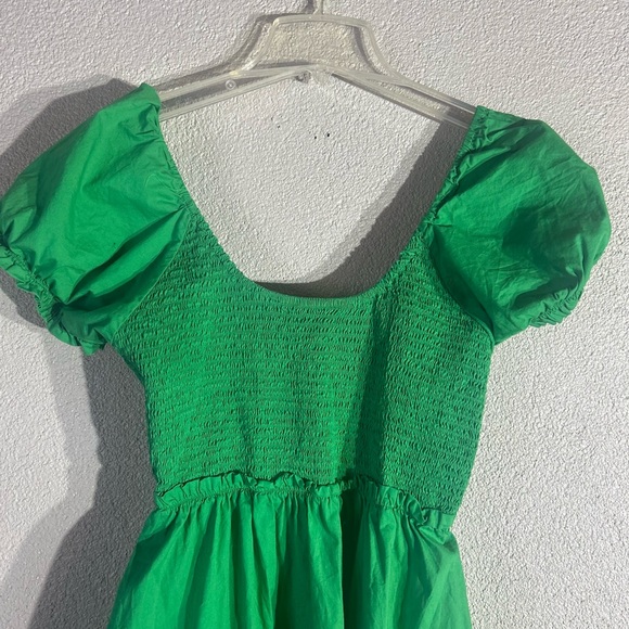 Altar’d State Kelly Green tie back dress size large - Picture 5 of 7